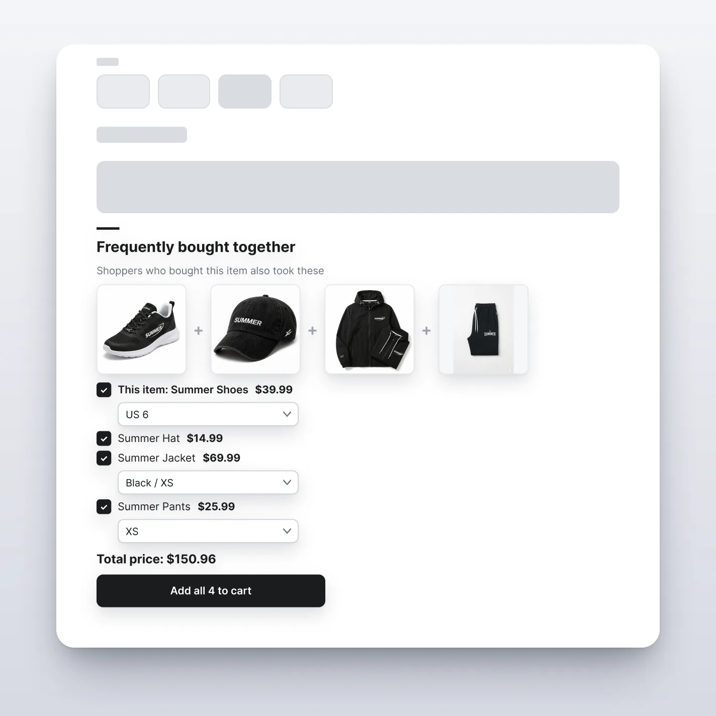 Frequently Bought Together — Amazon — storefront preview
