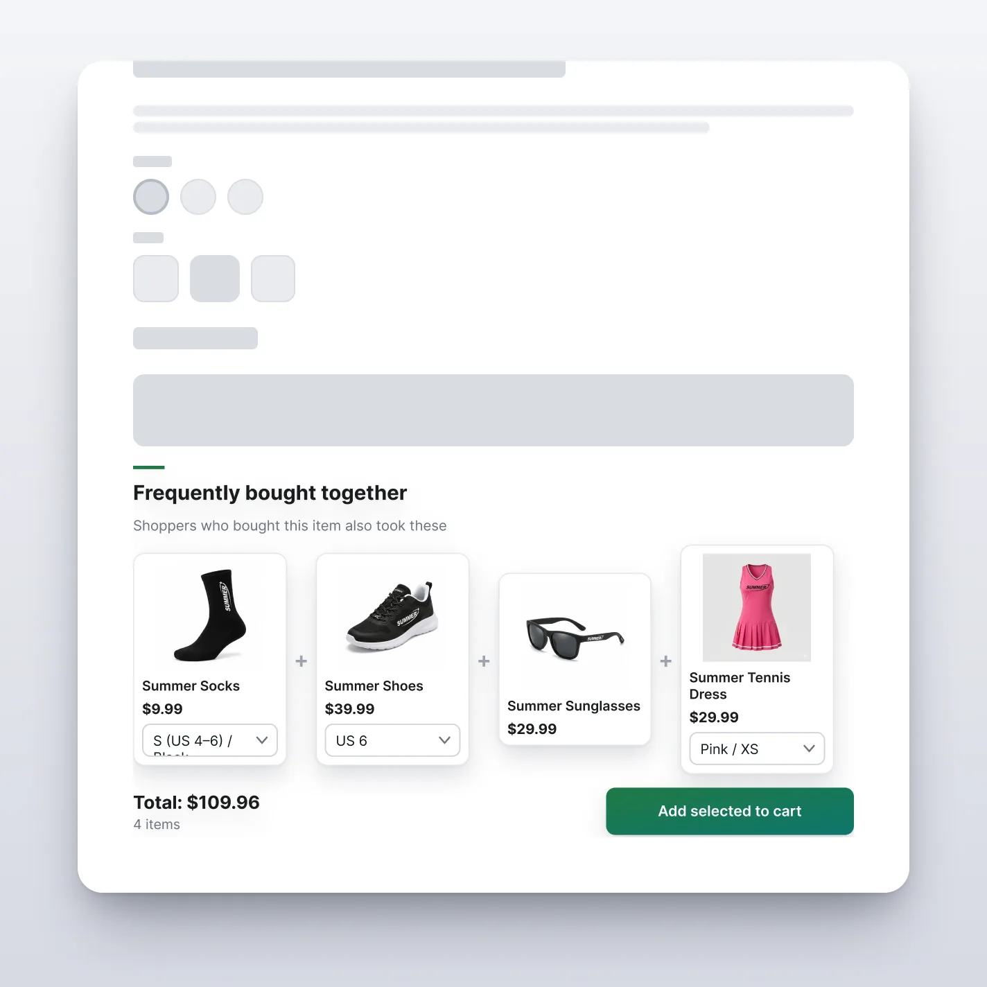 Frequently Bought Together — Classic — storefront preview