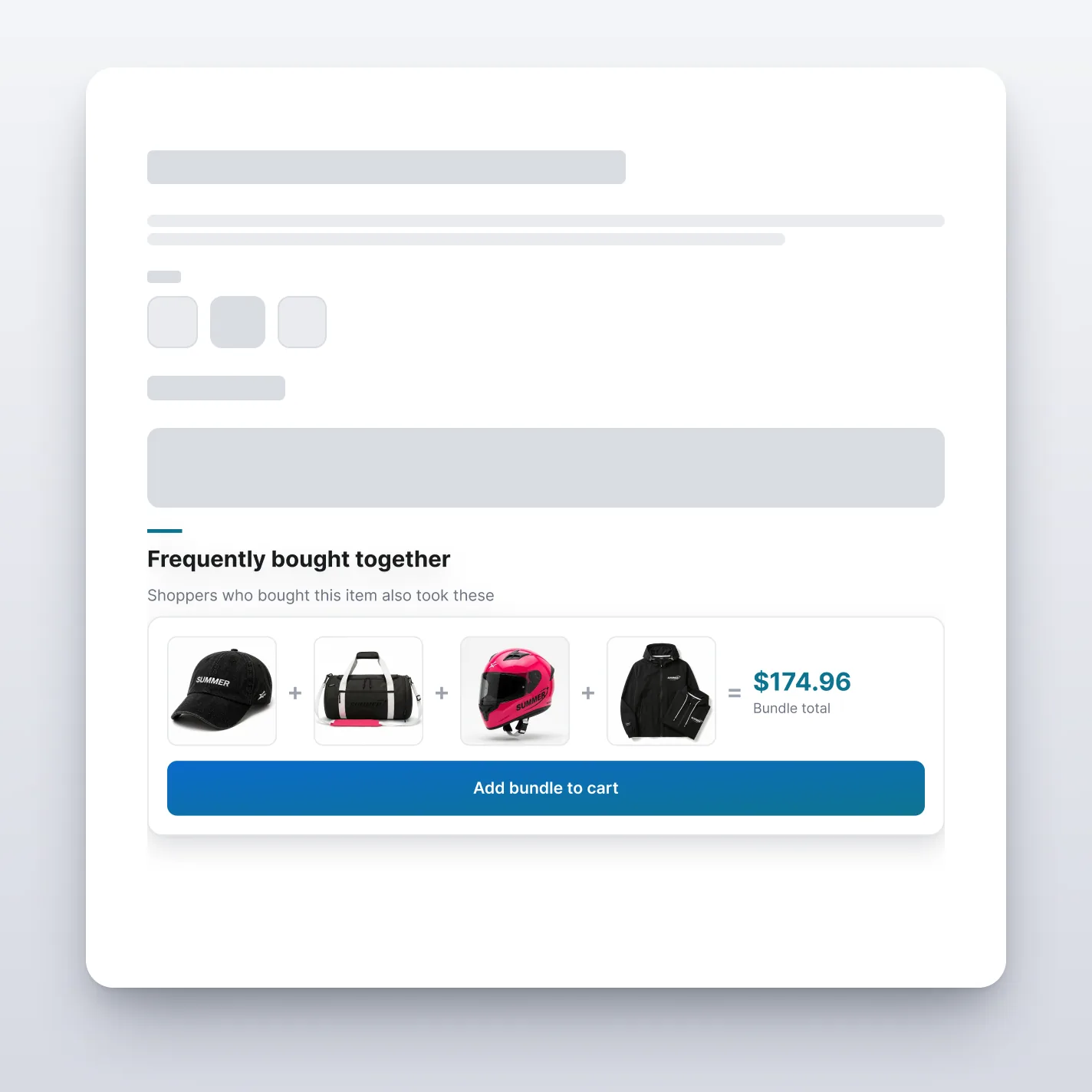 Frequently Bought Together — Full Width — storefront preview